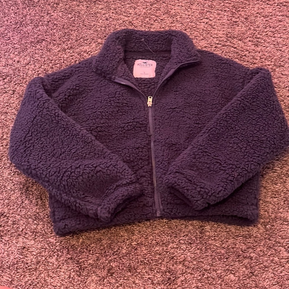 from hollister. navy blue.